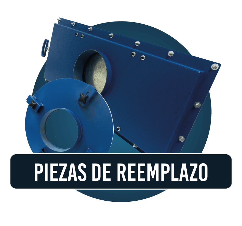 Componentes esenciales para el mantenimiento y reparación de sistemas de filtración y ventilación, garantizando su operación continua y eficien