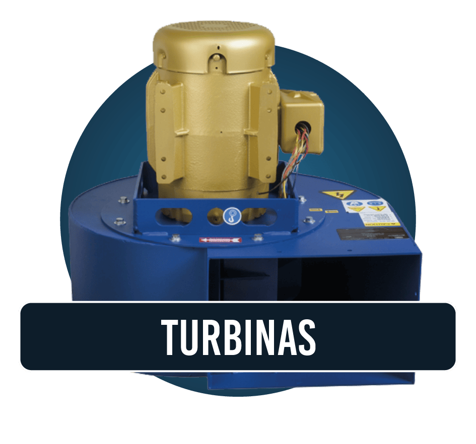 Generan y controlan el flujo de aire en sistemas de extracción y filtración, asegurando una ventilación eficiente y el adecuado funcionamiento de los colectores de polvo.